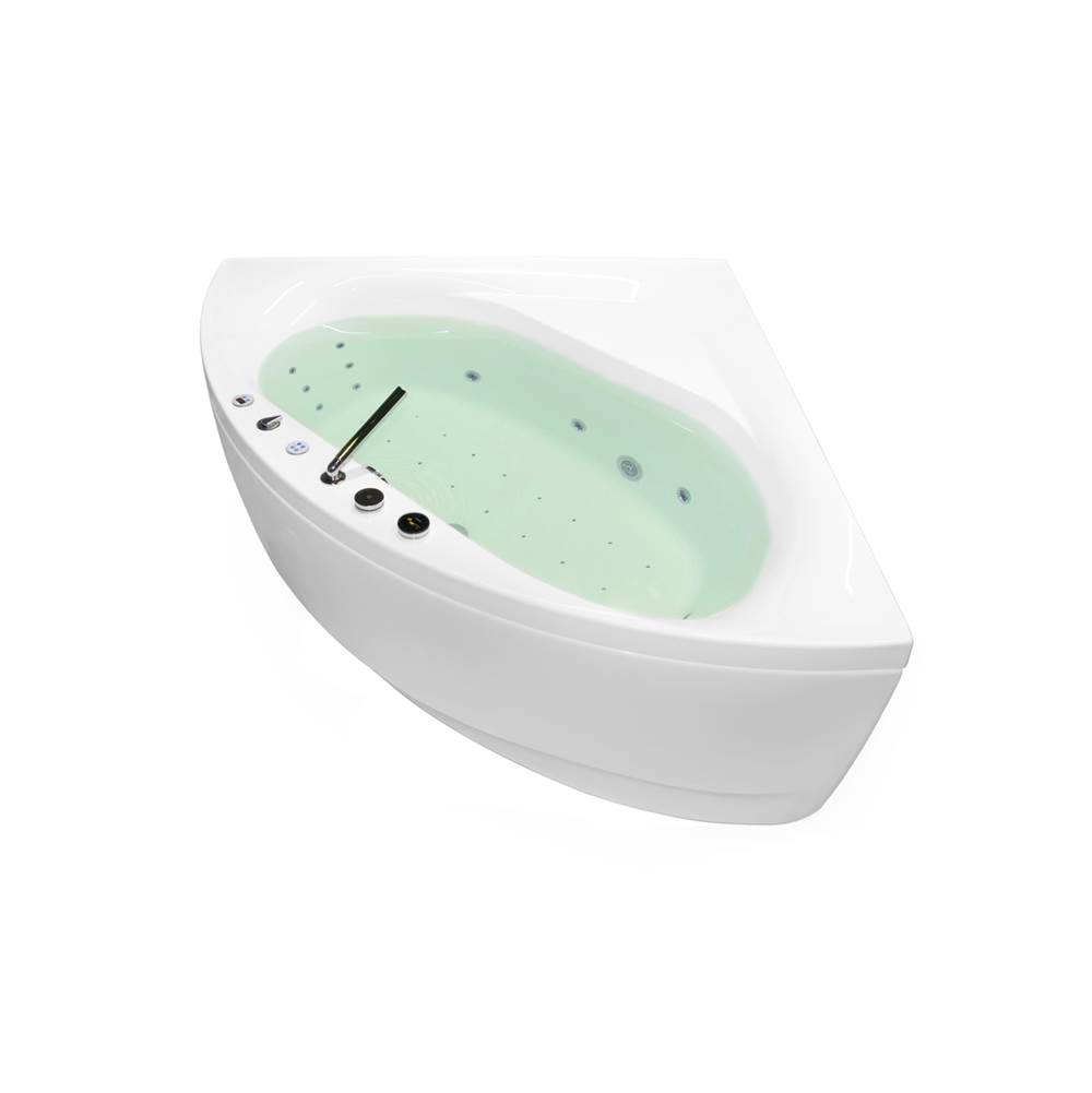 Aquatica Corner Air Bathtubs item Olivia-B-Wht-Spa