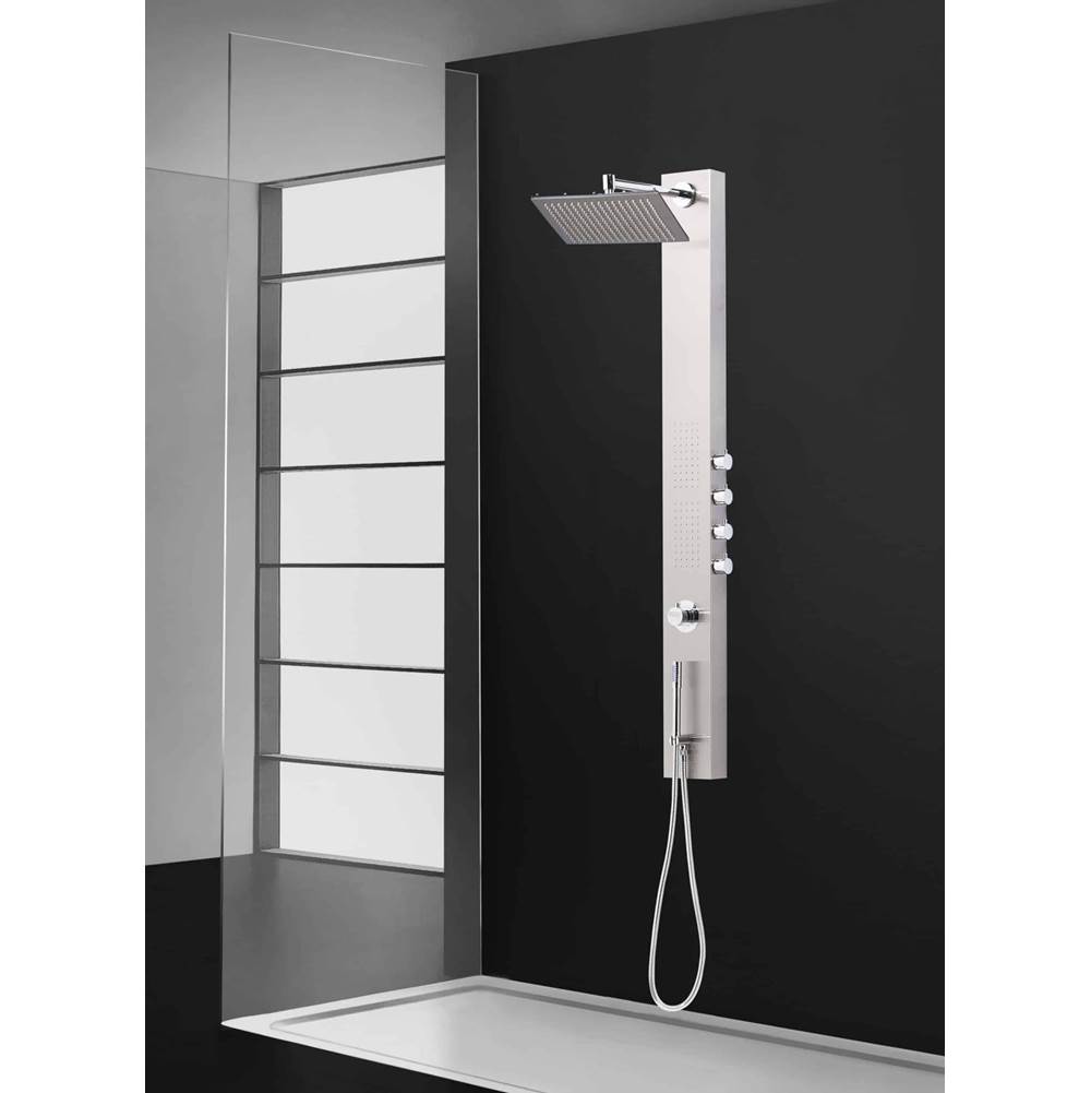 Aquamassage Canada Column Shower Systems item PD-876-S/SS/SQ12