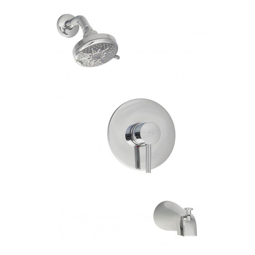 BARIL PRO Tub And Shower Faucet With Showerhead Tub And Shower Faucets item O15-9139-03-KK