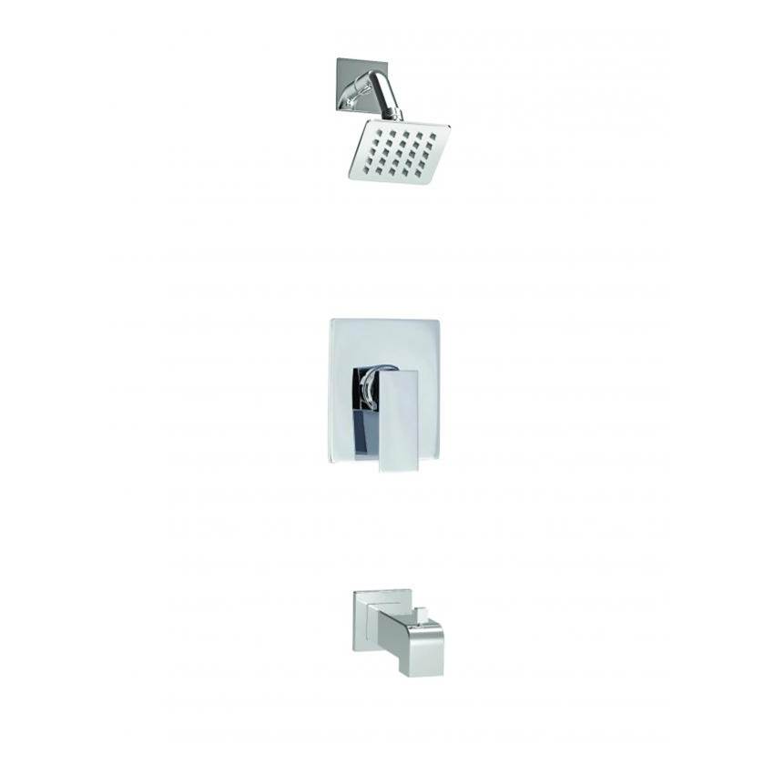 BARIL PRO Tub And Shower Faucet With Showerhead Tub And Shower Faucets item O25-9149-W4-CC