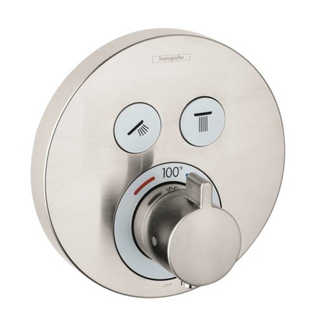 The Water ClosetHansgrohe CanadaHg Showerselect E Thermostatic Trim 2 Function, Round