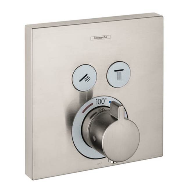 The Water ClosetHansgrohe CanadaHg Showerselect E Thermostatic Trim 2 Function, Square