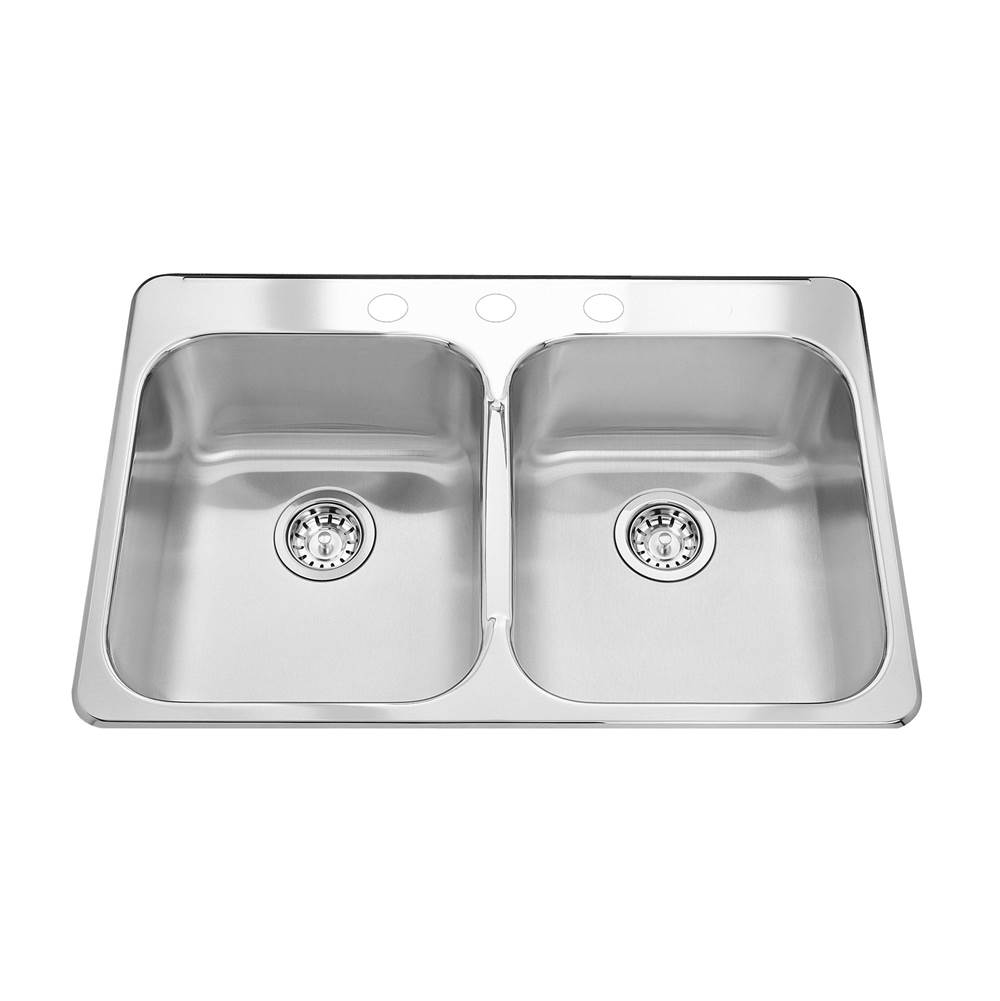Kindred Canada Drop In Kitchen Sinks item QDL2031/7/3