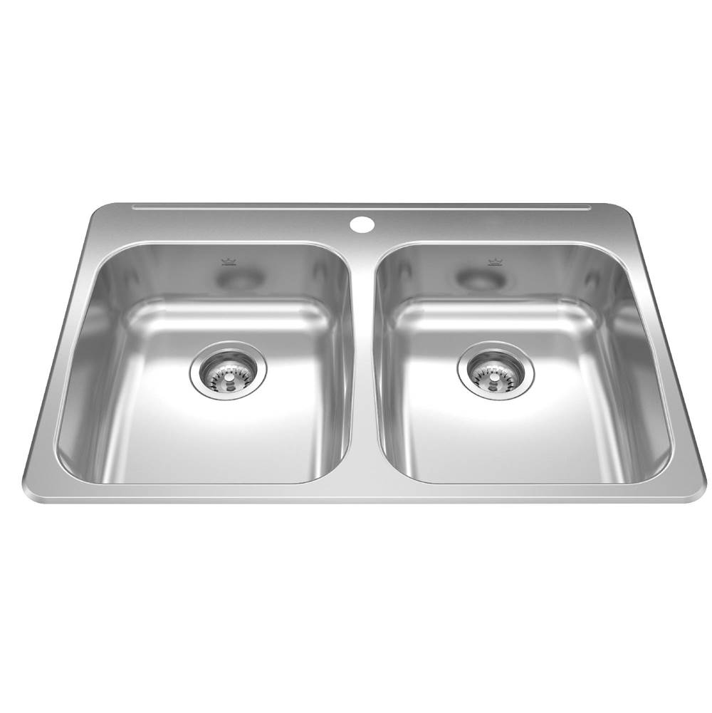 Kindred Canada Drop In Kitchen Sinks item RDLA3322-55-1