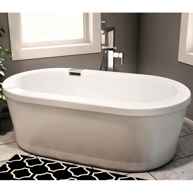 The Water ClosetProduits NeptuneFreestanding RUBY Bathtub 32x60, Mass-Air/Activ-Air, White with Color Skirt