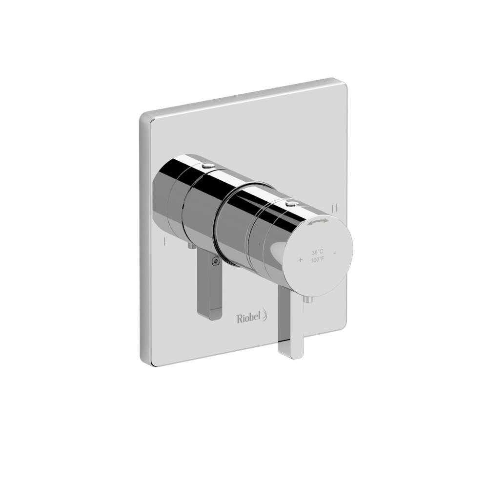 Riobel Thermostatic Valve Trim Shower Faucet Trims item PXTQ44BK