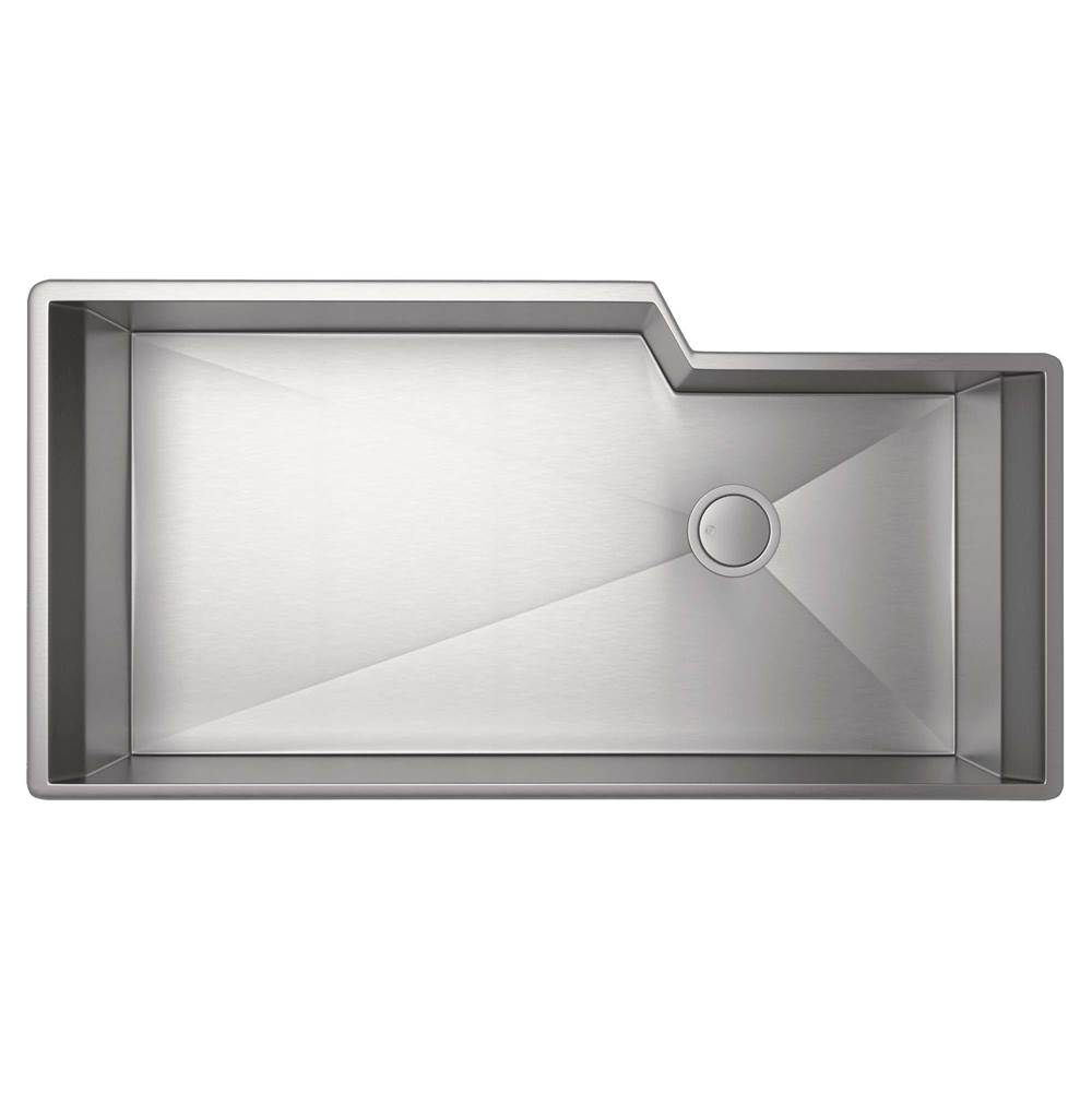 The Water ClosetRohl CanadaCulinario™ 35'' Single Bowl Stainless Steel Kitchen Sink